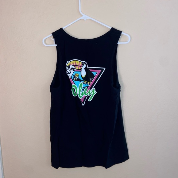Men’s graphic Tee tank top crew neck y2k vintage sleeveless shirt festival top - Picture 4 of 7
